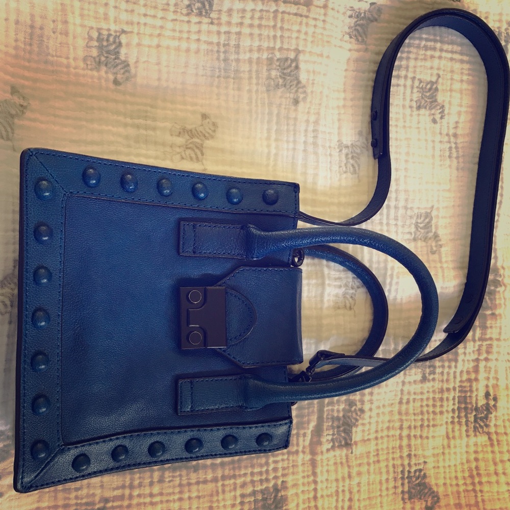 Loeffler Randall little blue bag